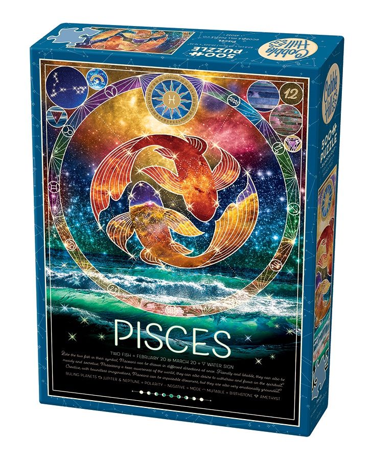 Cobble Hill 500 Piece Puzzle - Pisces