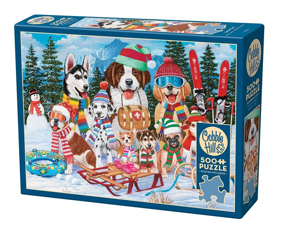 Cobble Hill 500 Piece Puzzle - Snow Day!