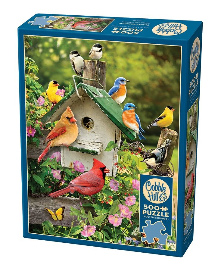Cobble Hill 500 Piece Puzzle - Summer Birdhouse