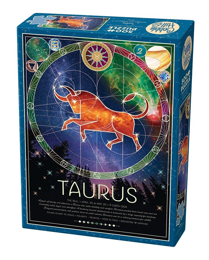 Cobble Hill 500 Piece Puzzle - Taurus