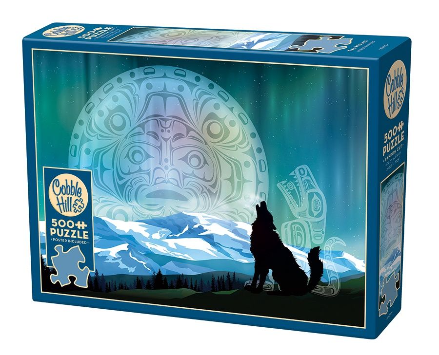 Cobble Hill 500 Piece Puzzle - Two Wolves