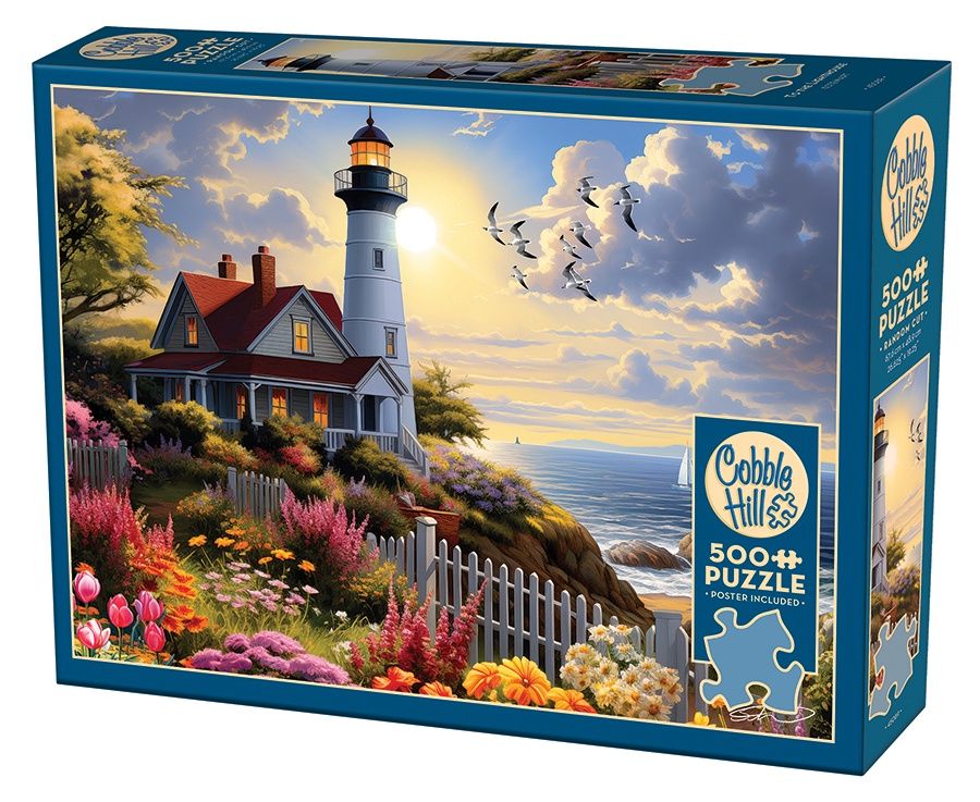 Cobble Hill 500 Piece Puzzle - To the Lighthouse