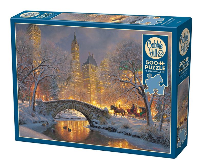 Cobble Hill 500 Piece Puzzle - Winter in the Park