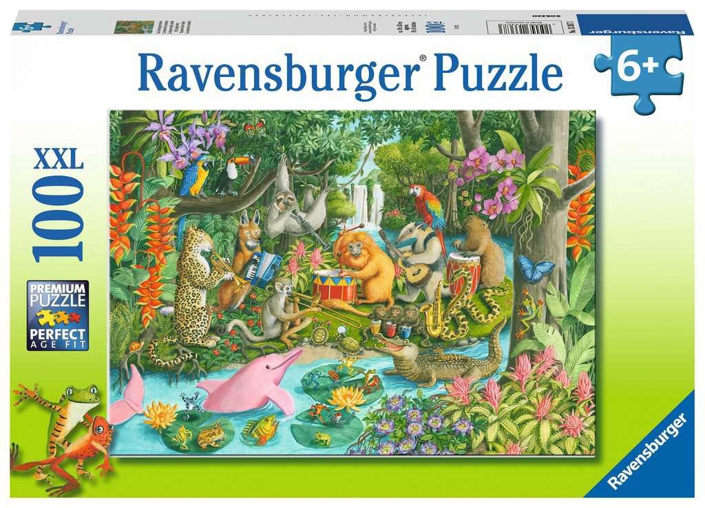 Ravensburger 100 Piece Puzzle - Rainforest River Band