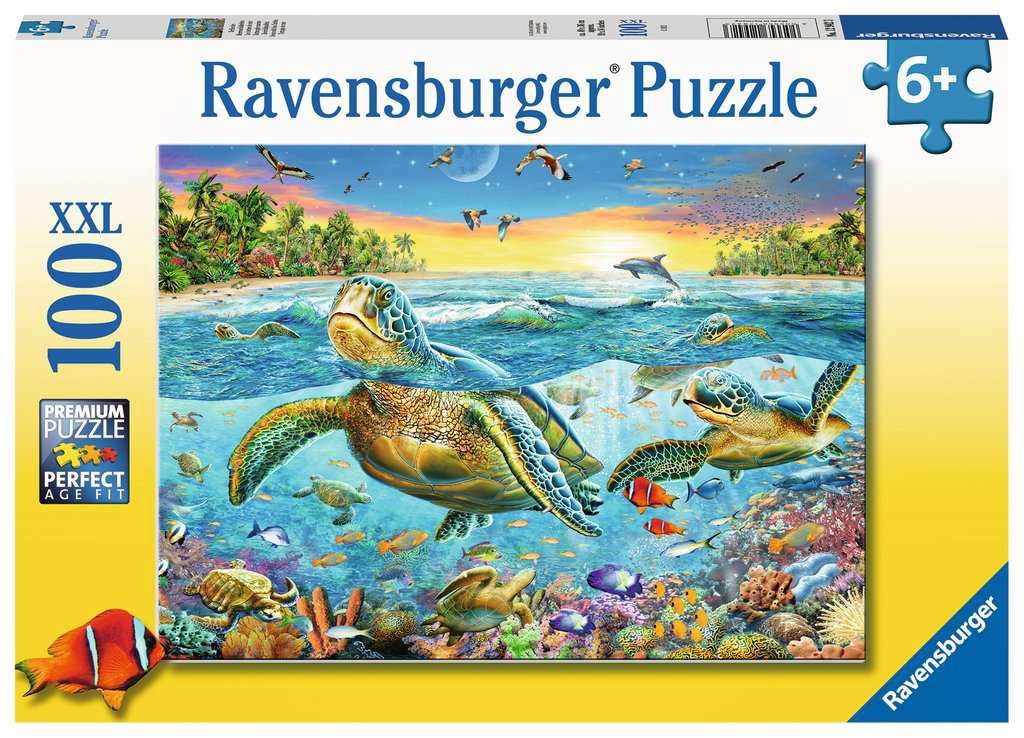 Ravensburger 100 Piece Puzzle - Swim with Sea Turtles