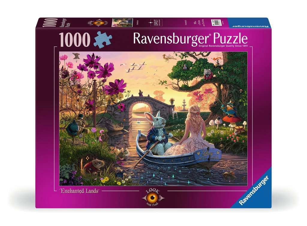 Ravensburger 1000 Piece Look &amp; Find Puzzle - Enchanted Lands