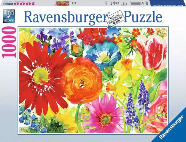 Ravensburger 1000 Piece Puzzle - Abundant Blooms