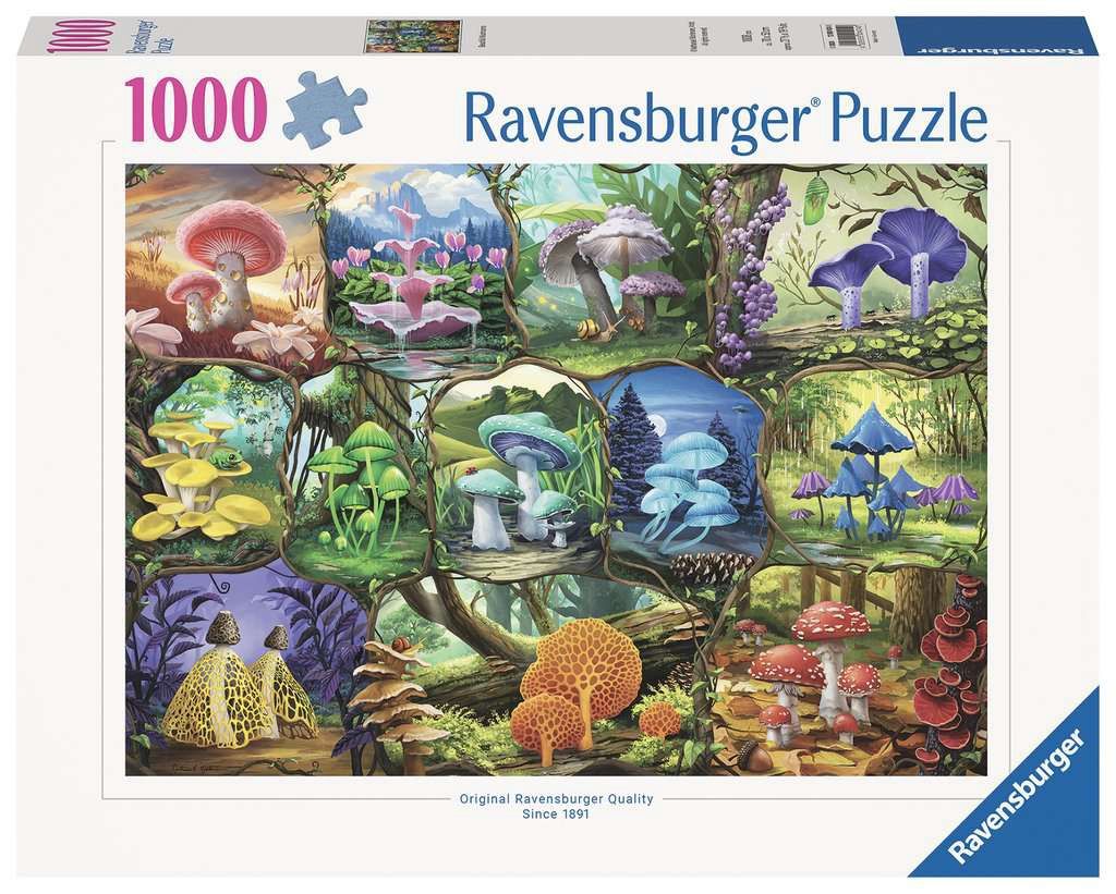 Ravensburger 1000 Piece Puzzle - Beautiful Mushrooms