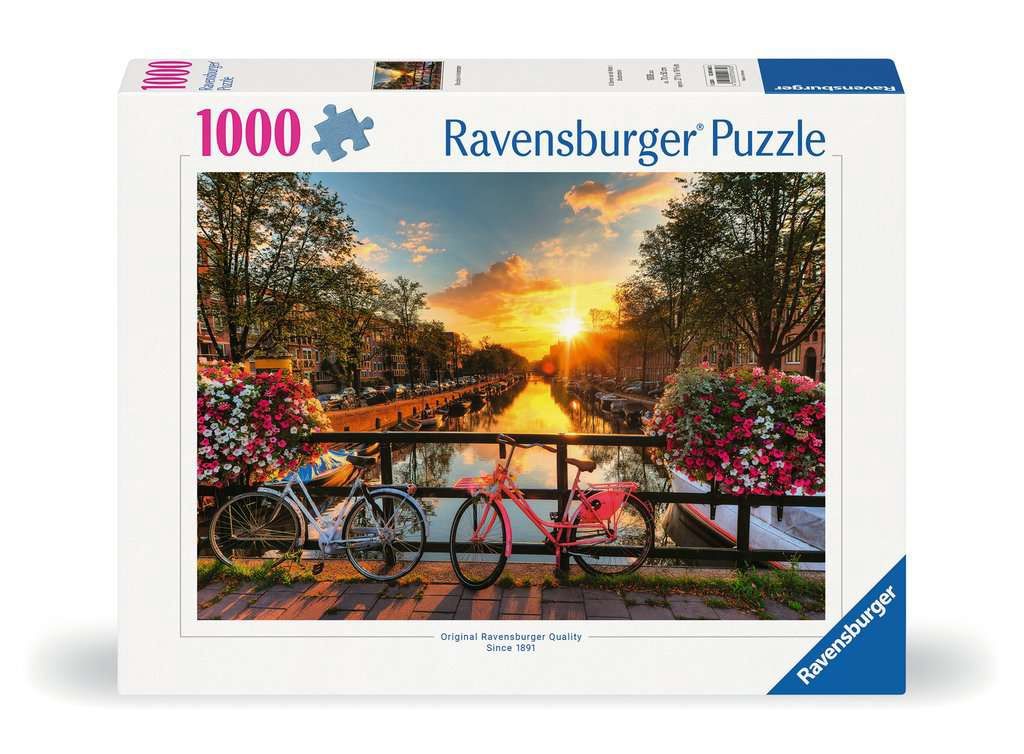 Ravensburger 1000 Piece Puzzle - Bicycles in Amsterdam