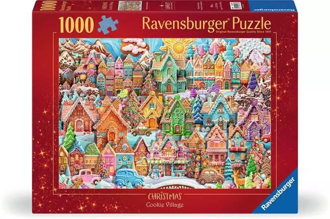 Ravensburger 1000 Piece Puzzle - Christmas Cookie Village