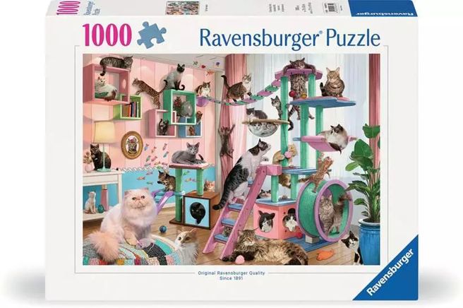 Ravensburger 1000 Piece Puzzle - Cat Tree Heaven