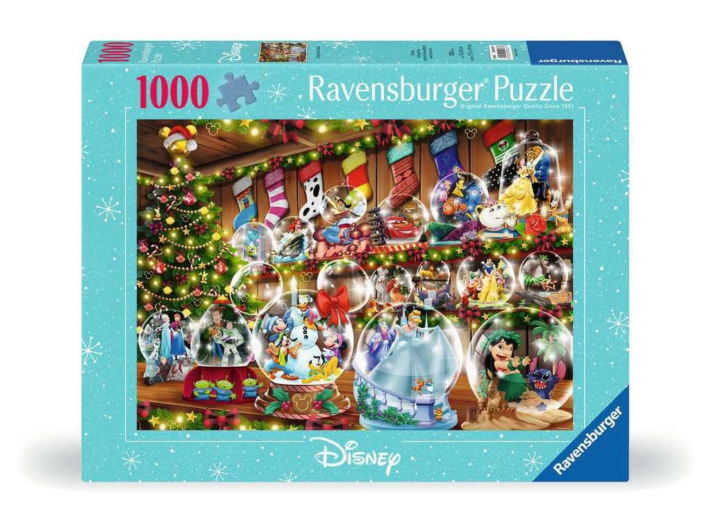 Ravensburger 1000 Piece Puzzle - Disney Snowglobes