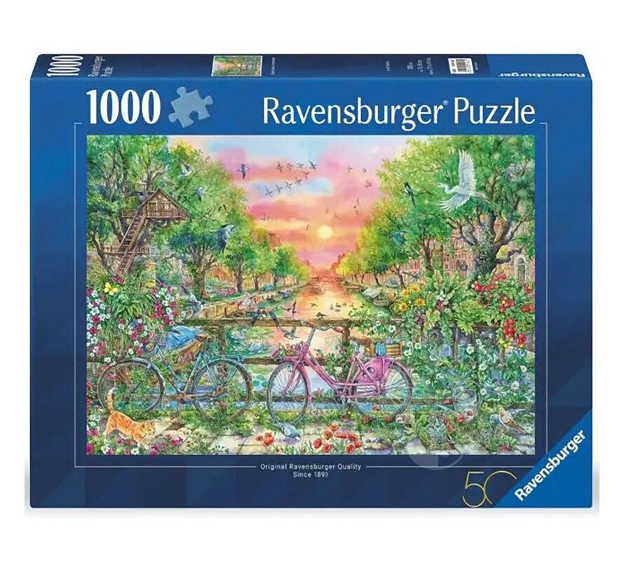 Ravensburger 1000 Piece Puzzle - Dreamy Bikes in Amsterdam