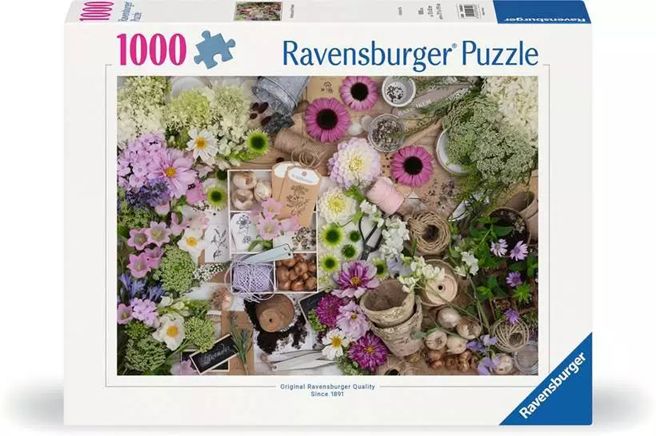 Ravensburger 1000 Piece Puzzle - For the Love of Flowers