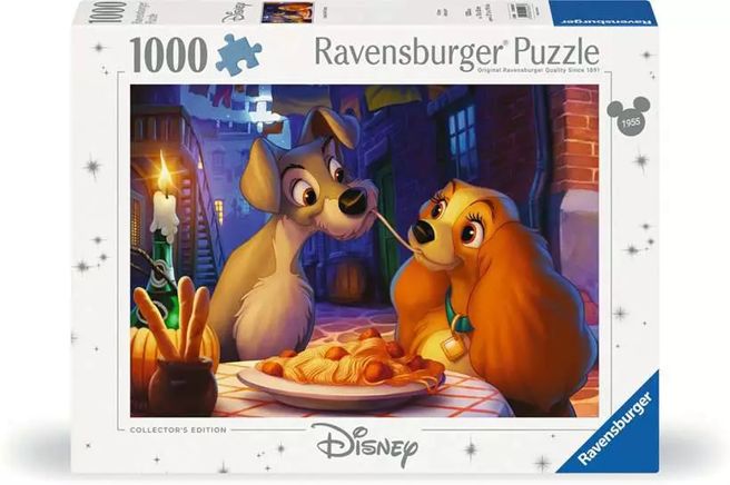 Ravensburger 1000 Piece Puzzle - Lady &amp; the Tramp