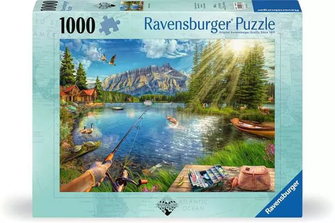 Ravensburger 1000 Piece Puzzle - Life at the Lake