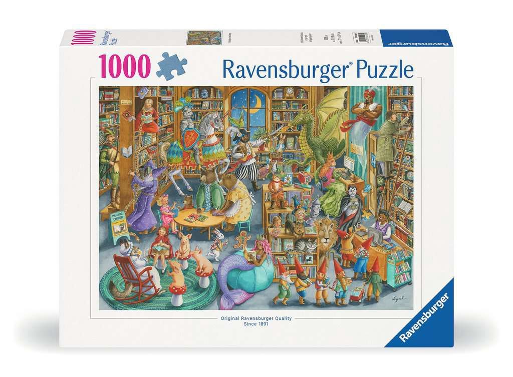 Ravensburger 1000 Piece Puzzle - Midnight at the Library