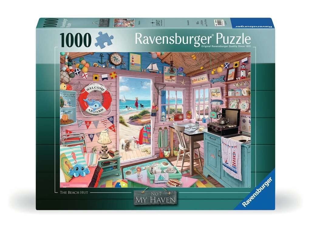 Ravensburger 1000 Piece Puzzle - My Haven No. 7 The Beach Hut