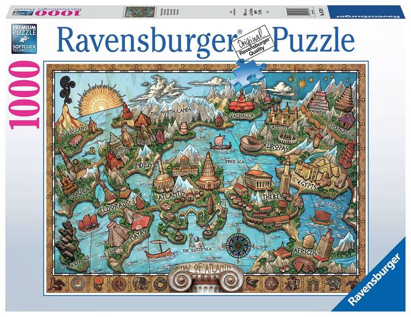 Ravensburger 1000 Piece Puzzle - Mysterious Atlantis