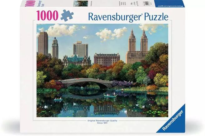 Ravensburger 1000 Piece Puzzle - NY Central Park, Bow Bridge