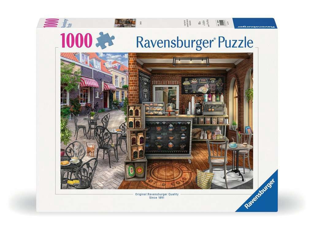 Ravensburger 1000 Piece Puzzle - Quaint Cafe