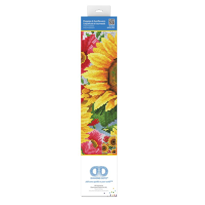 Diamond Dotz - Poppies &amp; Sunflowers Intermediate Kit
