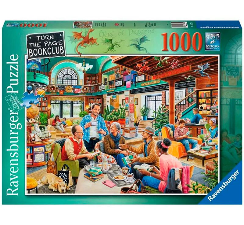 Ravensburger 1000 Piece Puzzle - Turn the Page Bookclub