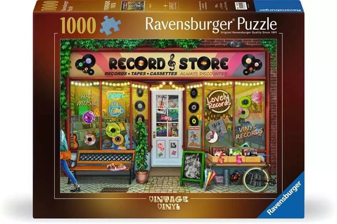 Ravensburger 1000 Piece Puzzle - Vintage Vinyl