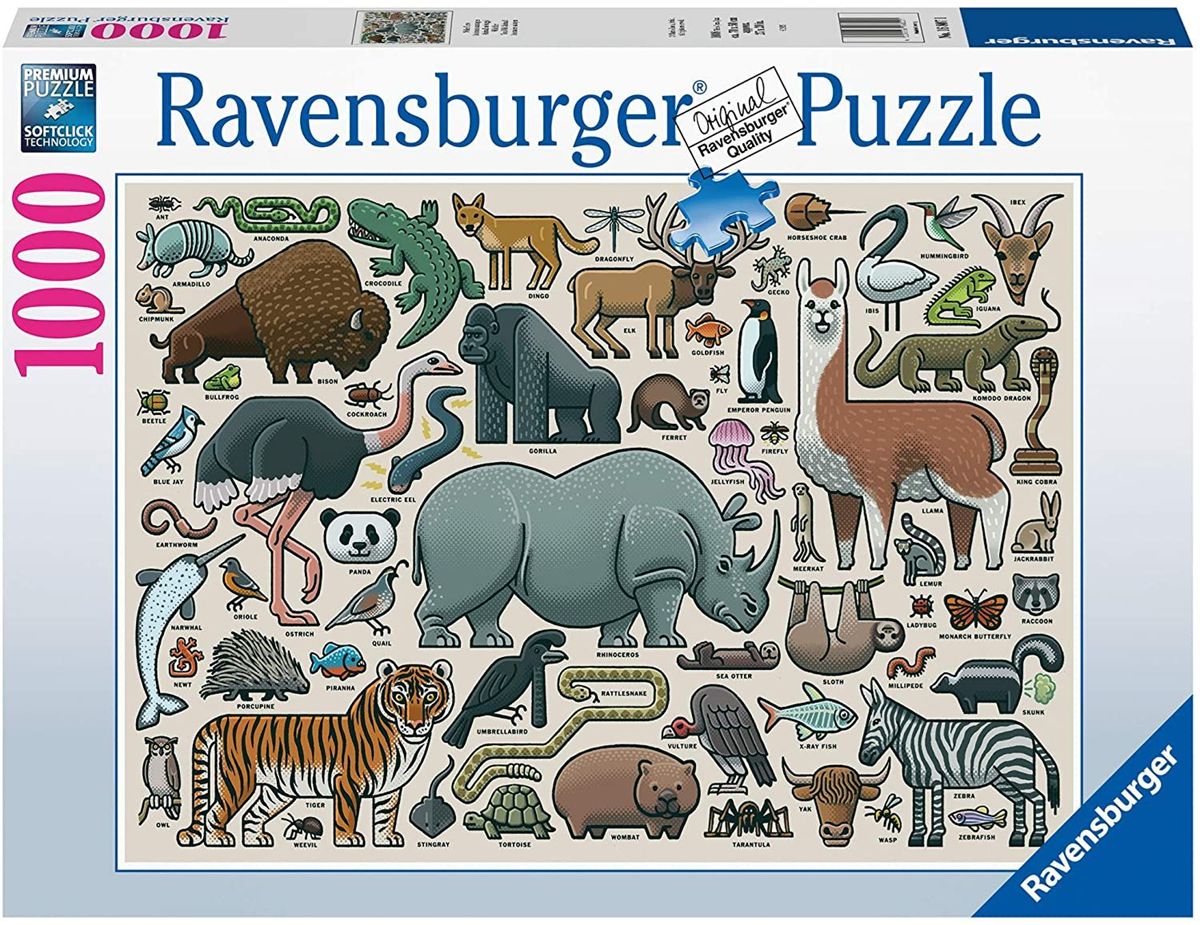 Ravensburger 1000 Piece Puzzle - You Wild Animal