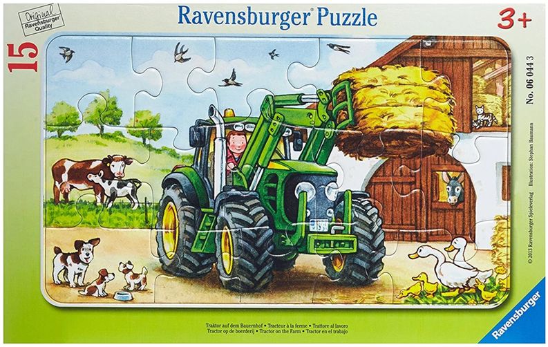 Ravensburger 15 Piece Tray Puzzle - Tractor on the Farm