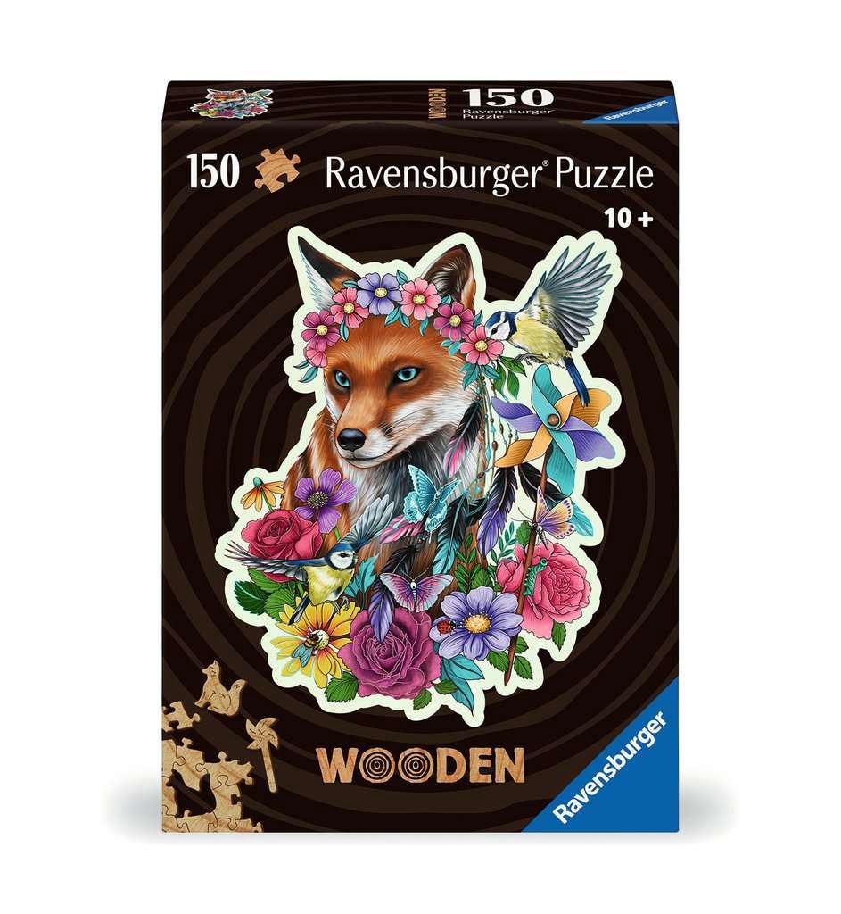 Ravensburger 150 Piece Wooden Puzzle - Colourful Fox