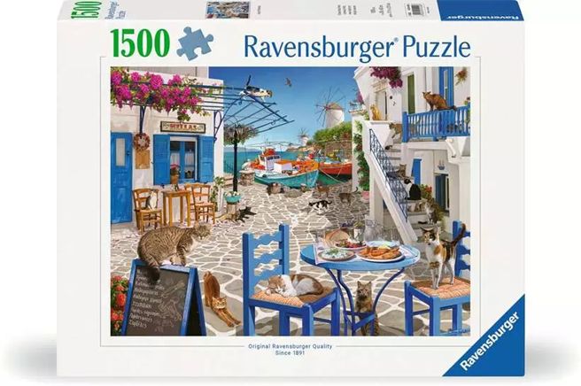 Ravensburger 1500 Piece Puzzle - Cats of Mykonos