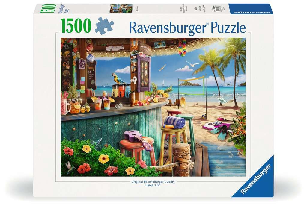 Ravensburger 1500 Piece Puzzle - Beach Bar Breezes