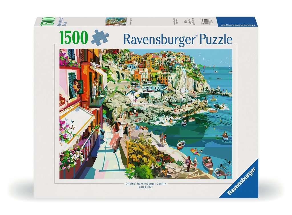 Ravensburger 1500 Piece Puzzle - Romance in Cinque Terre