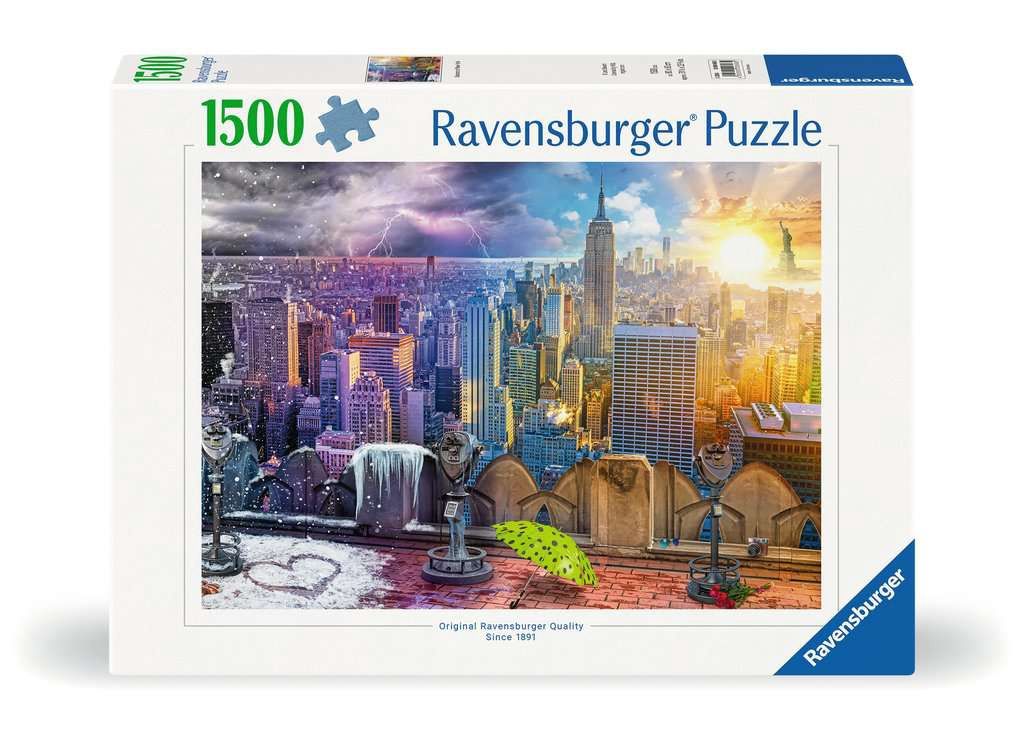 Ravensburger 1500 Piece Puzzle - Seasons of New York