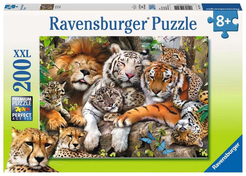 Ravensburger 200 Piece Puzzle - Big Cat Nap