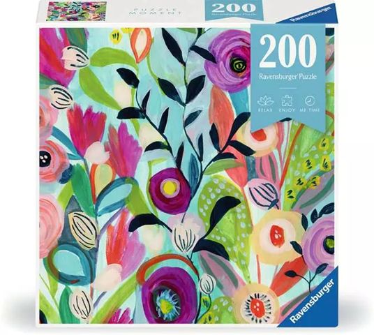Ravensburger 200 Piece Puzzle - Puzzle Moments: Watercolour Bouquet
