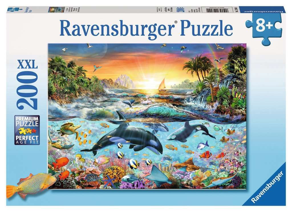 Ravensburger 200 Piece Puzzle - Orca Paradise