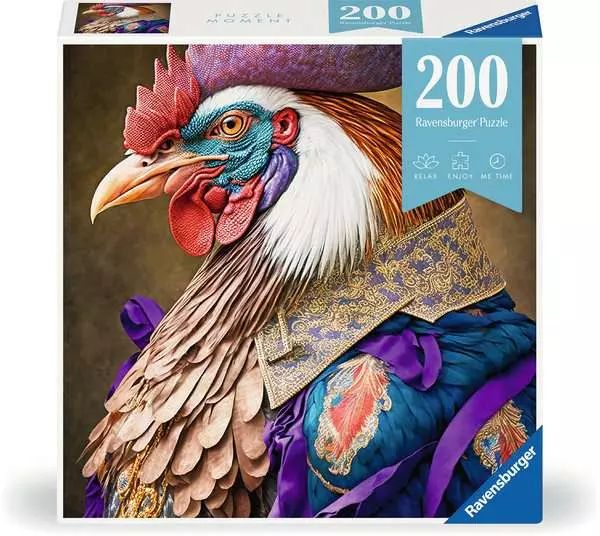 Ravensburger 200 Piece Puzzle - Puzzle Moments: Rooster General