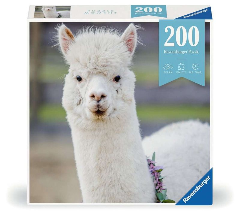 Ravensburger 200 Piece Puzzle - Puzzle Moments: Alpaca