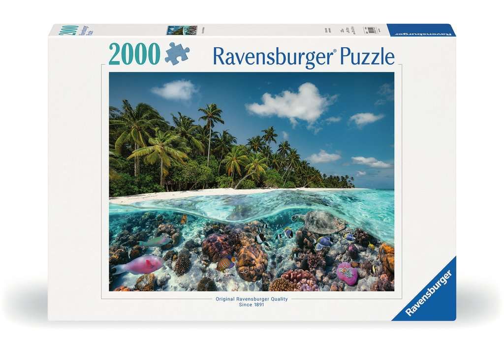 Ravensburger 2000 Piece Puzzle - A Dive in the Maldives