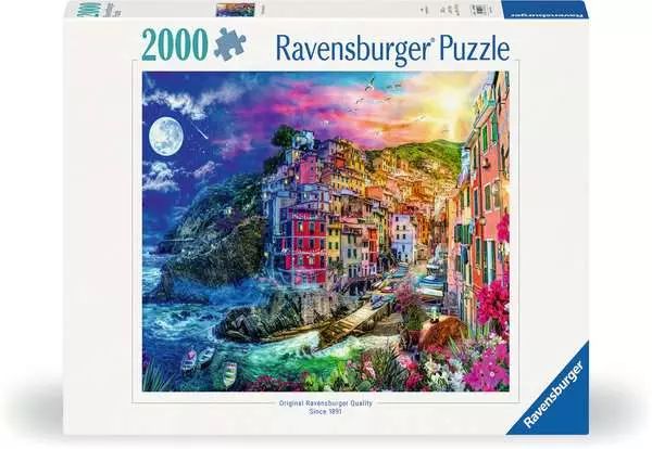 Ravensburger 2000 Piece Puzzle - Colourful Cinque Terre