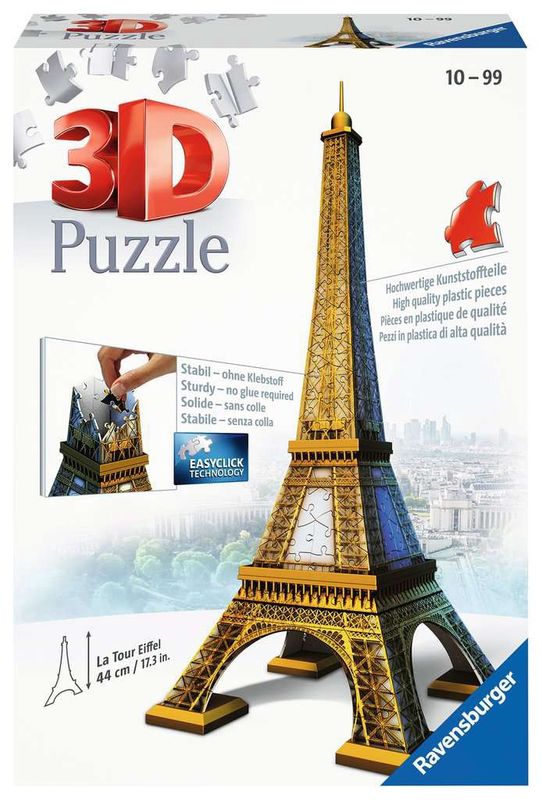 Ravensburger 216 Piece 3D Puzzle - Eiffel Tower
