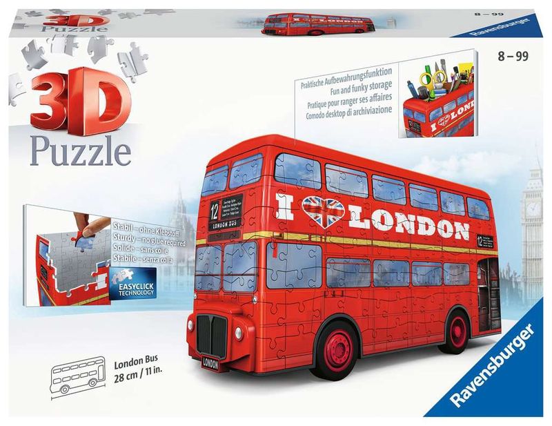 Ravensburger 216 Piece 3D Puzzle - London Bus