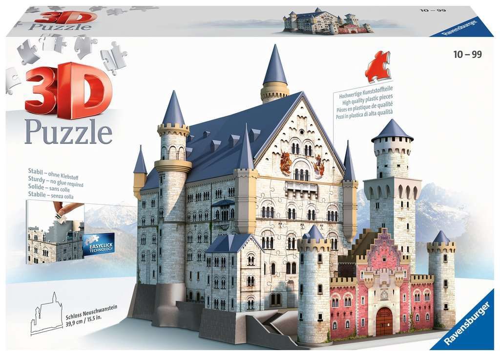Ravensburger 216 Piece 3D Puzzle - Neuschwanstein Castle
