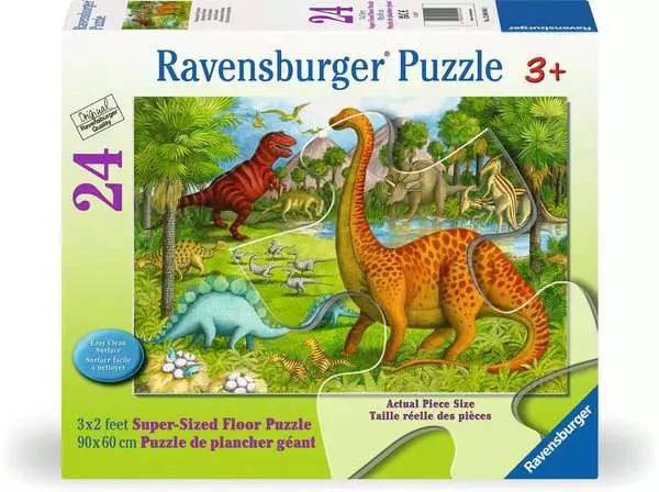 Ravensburger 24 Piece Super-Sized Floor Puzzle - Dinosaur Friends