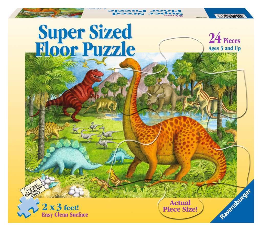 Ravensburger 24 Piece Super-Sized Floor Puzzle - Dinosaur Pals