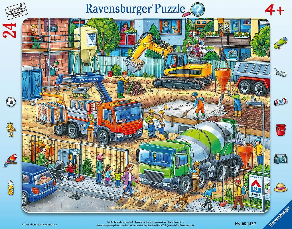 Ravensburger 24 Piece Tray Puzzle - Construction Site