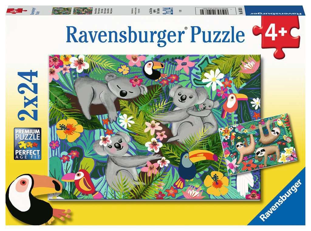 Ravensburger 2x24 Piece Puzzle - Koalas and Sloths