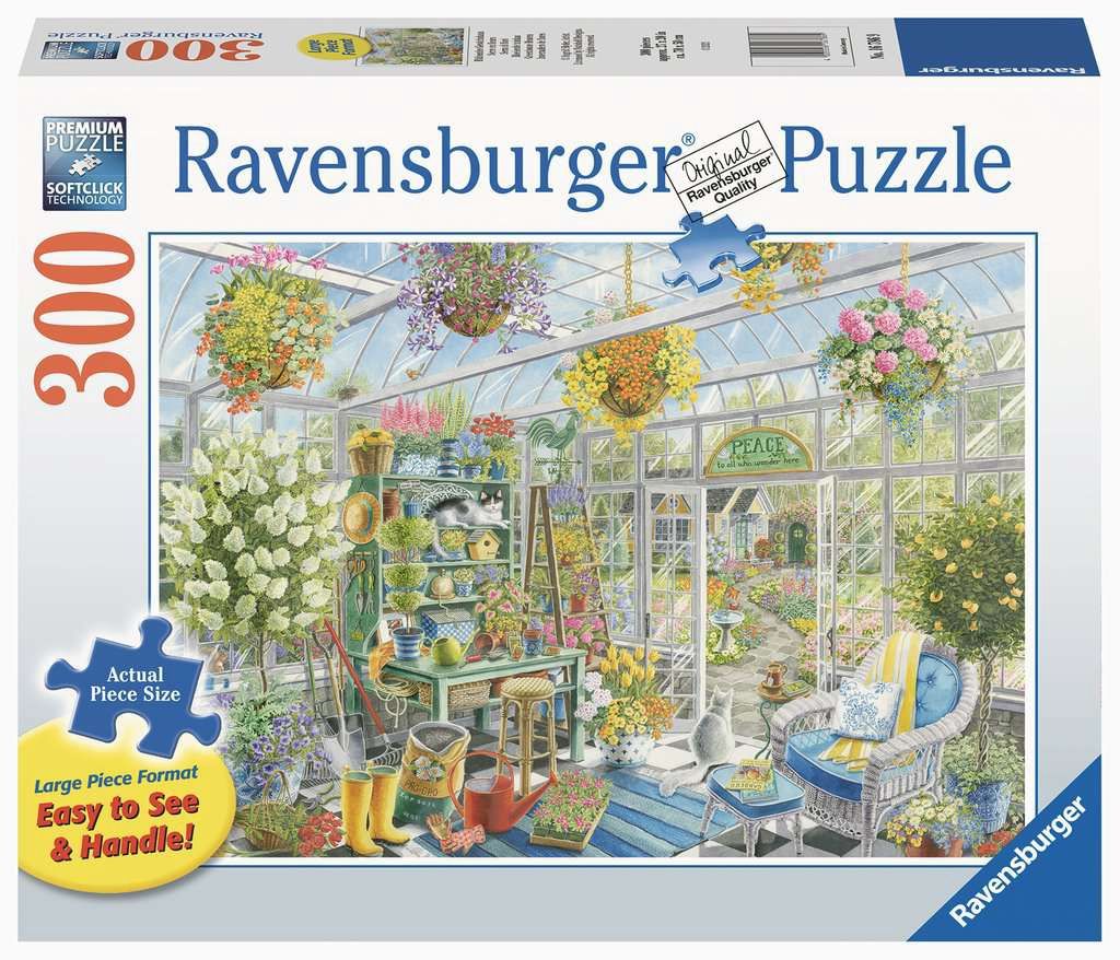 Ravensburger 300 Large Piece Puzzle - Greenhouse Heaven